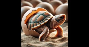 Are turtles born with their shells?