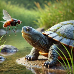 Can Turtles Eat Flies?