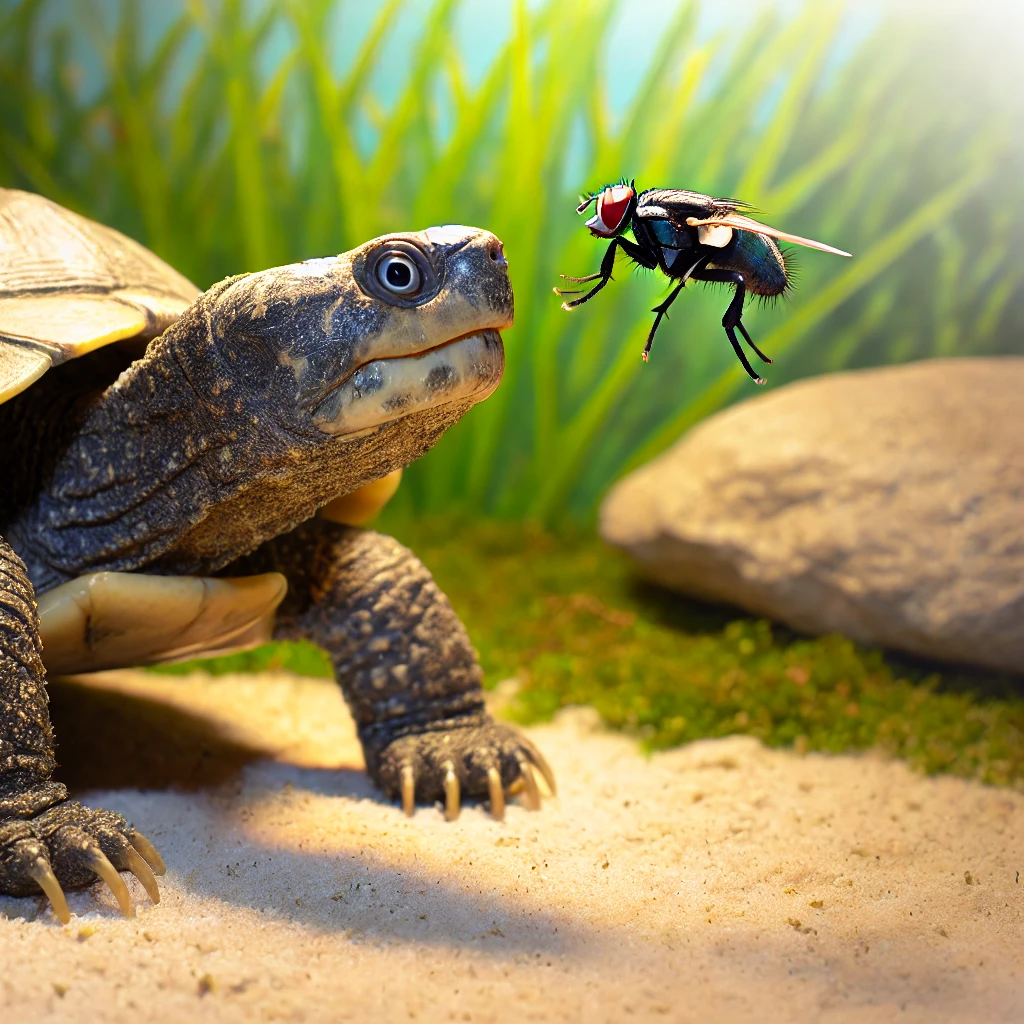 Can Turtles Eat Flies?