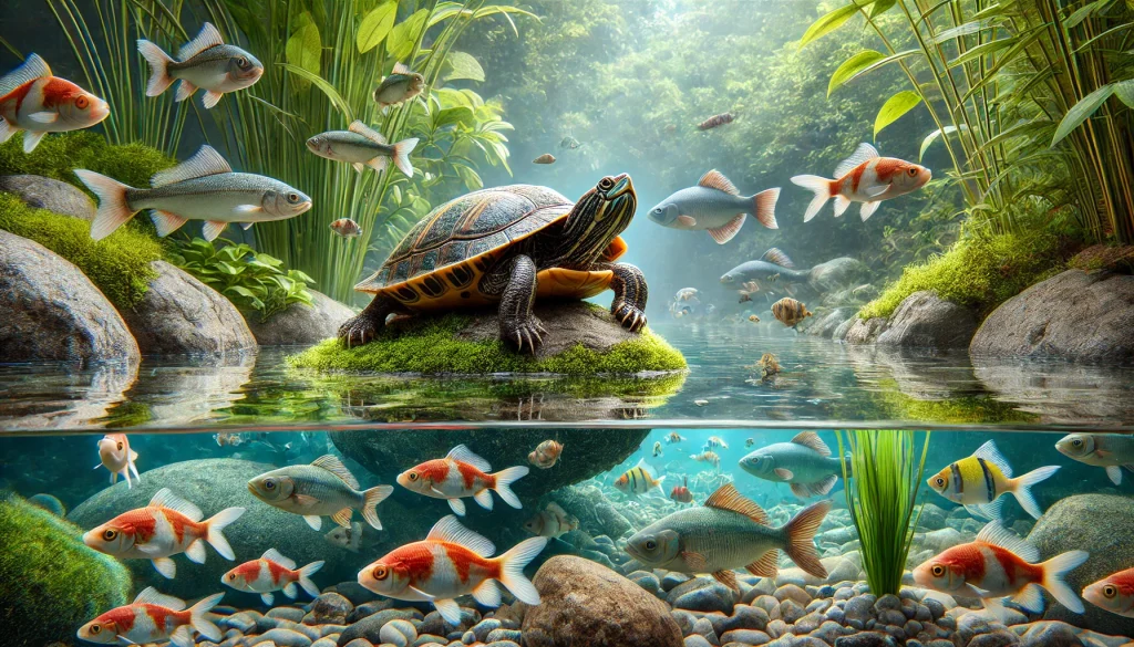 Can Turtles Live With Fish?